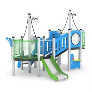 Speeltoren dubbel schip