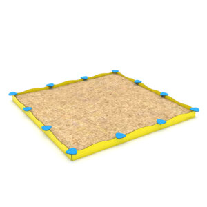 Zandbak vierkant L - 4,5x4,5m