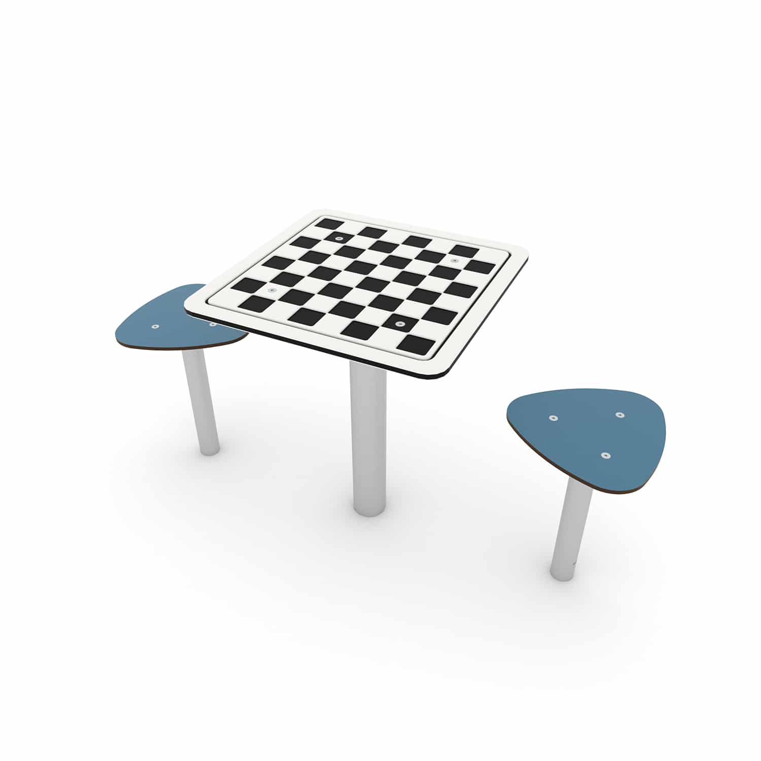 Tafel dambord 2 zitjes
