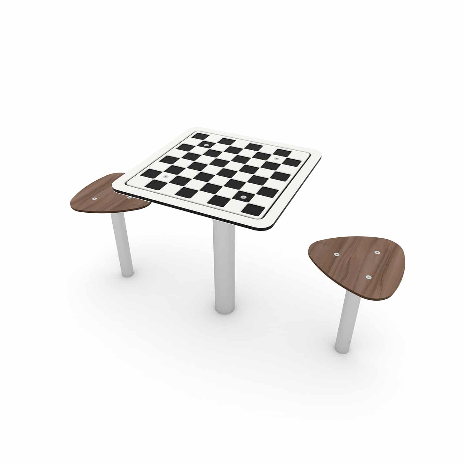 Tafel dambord 2 zitjes