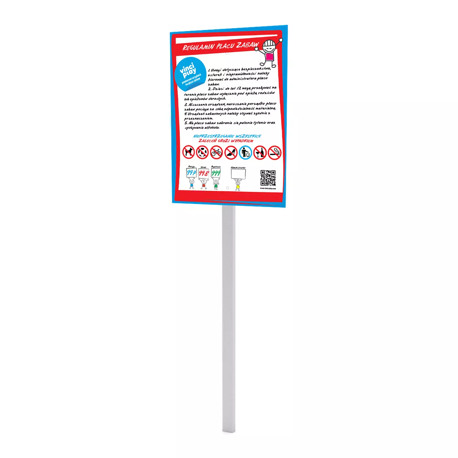 Infobord metaal