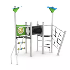 Speeltoren dubbel met tunnel