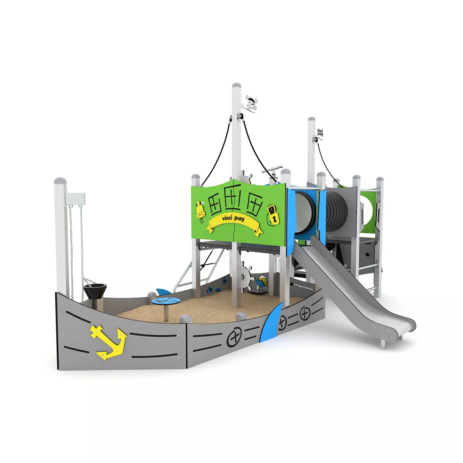 Speelboot metaal