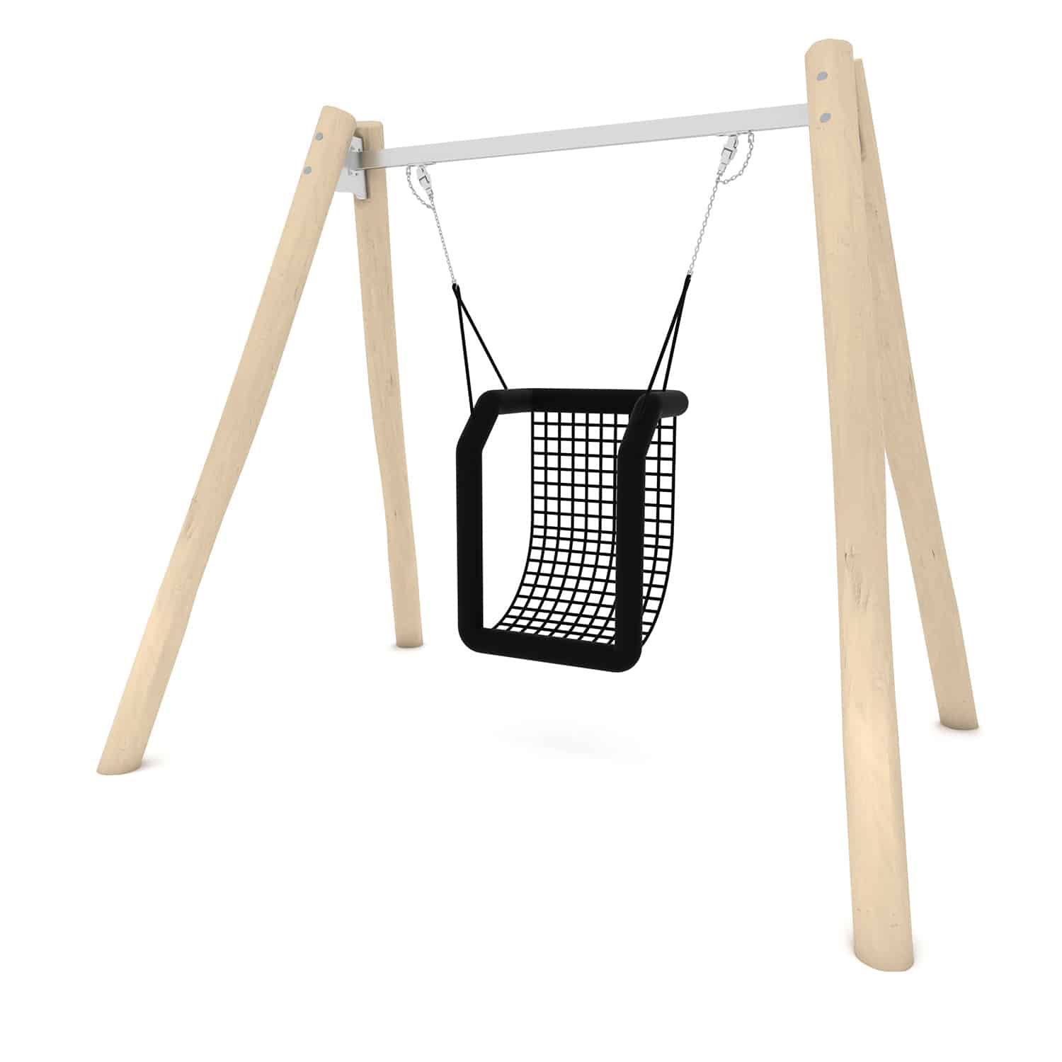 Robinia schommel met mand
