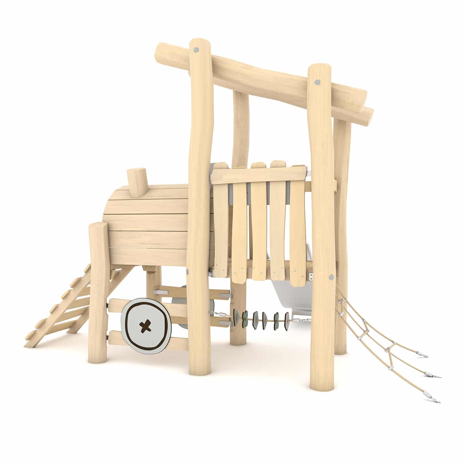 Robinia treinlocomotief hoog