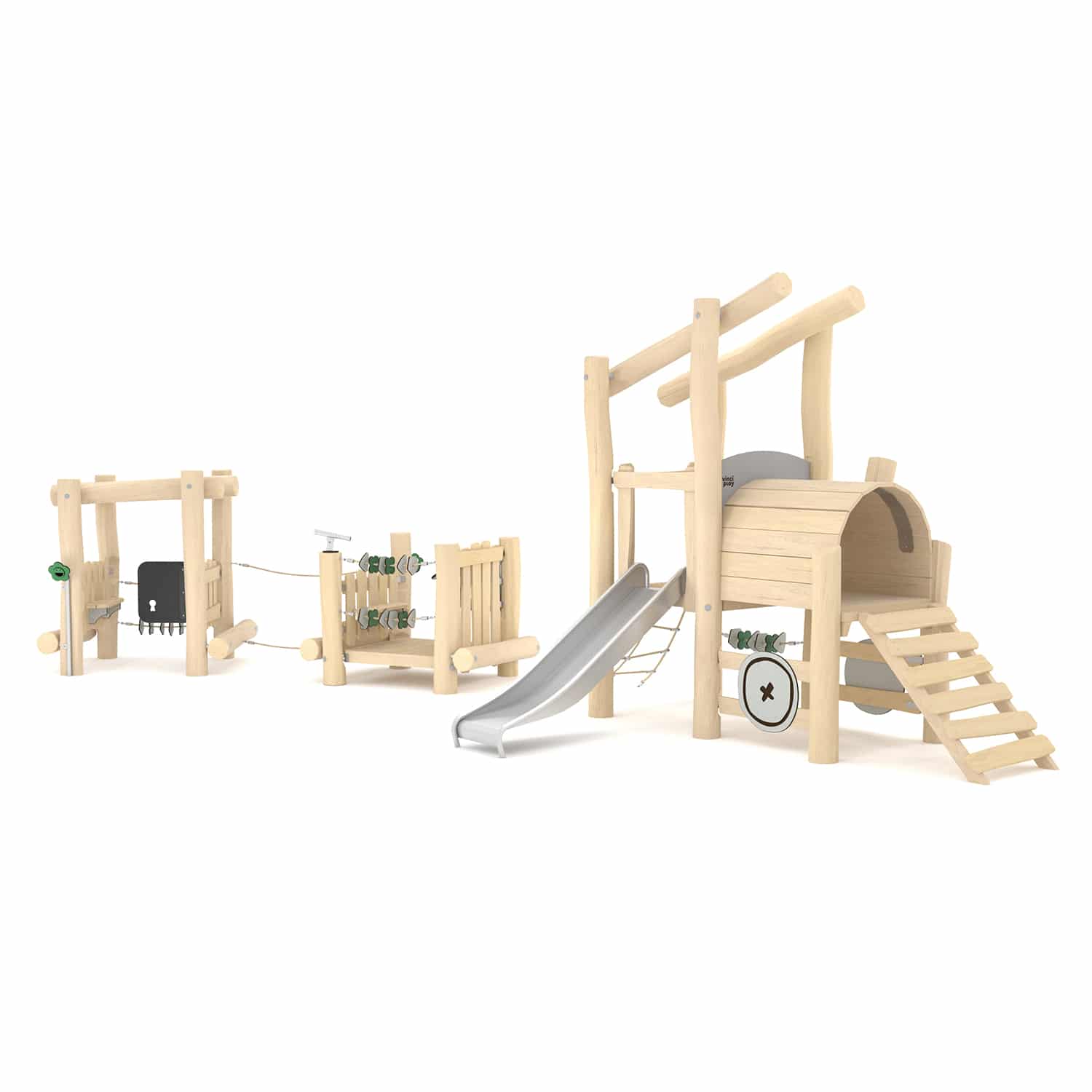 Robinia trein met treinwagon combi