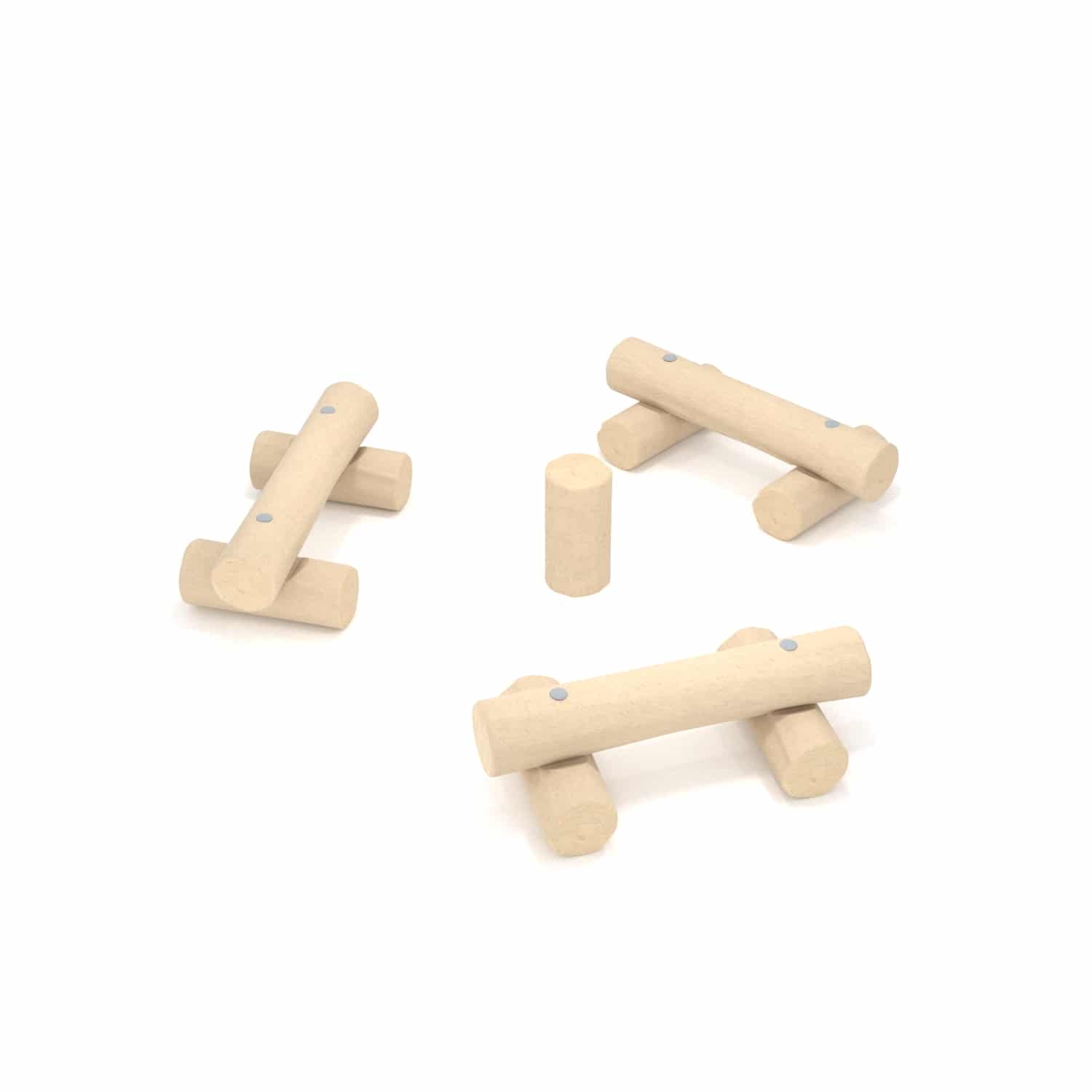 Robinia zitbalk - set van 3