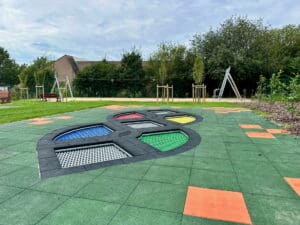 Realisatie VP2223 trampoline Moeskroen