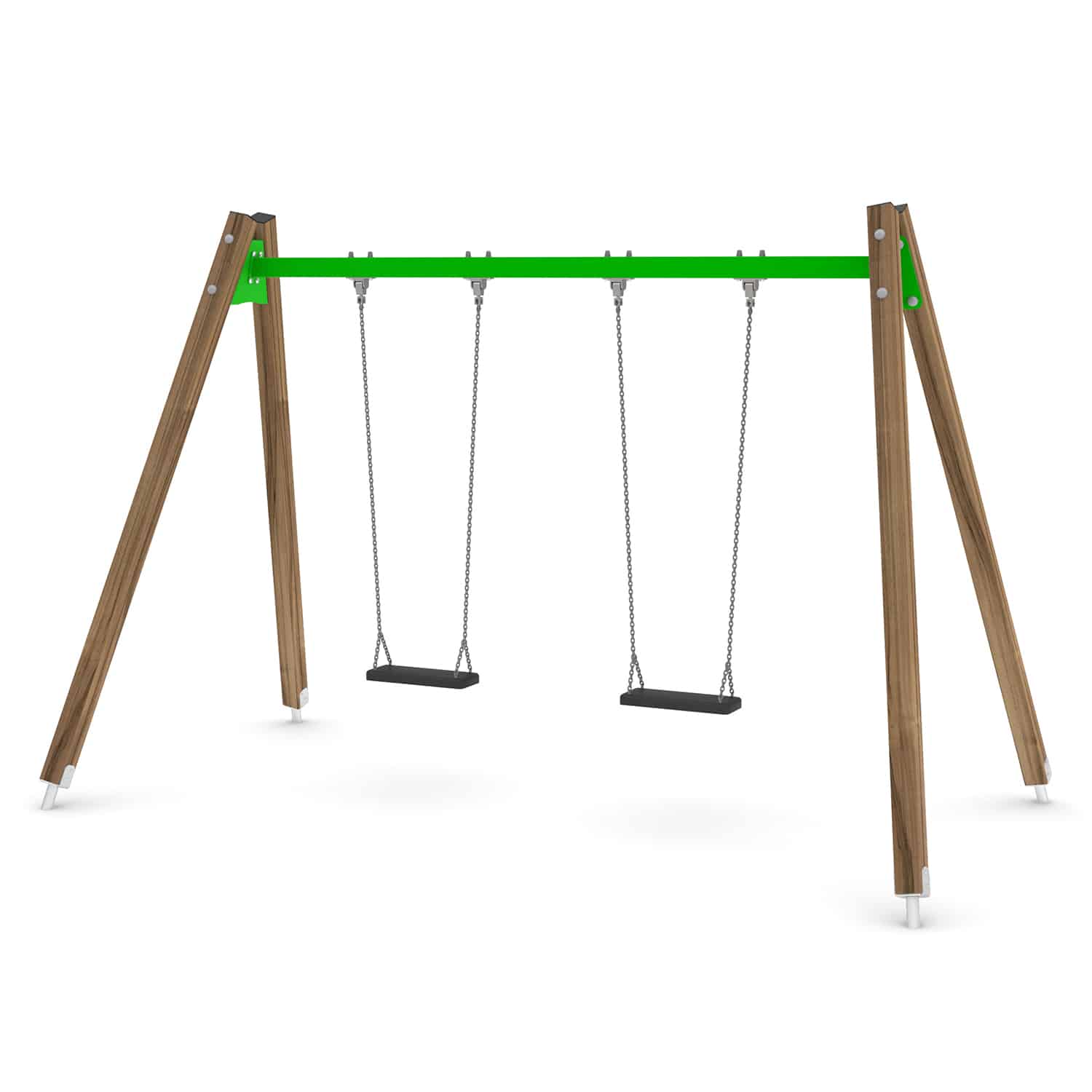 Schommel hout 2 zit