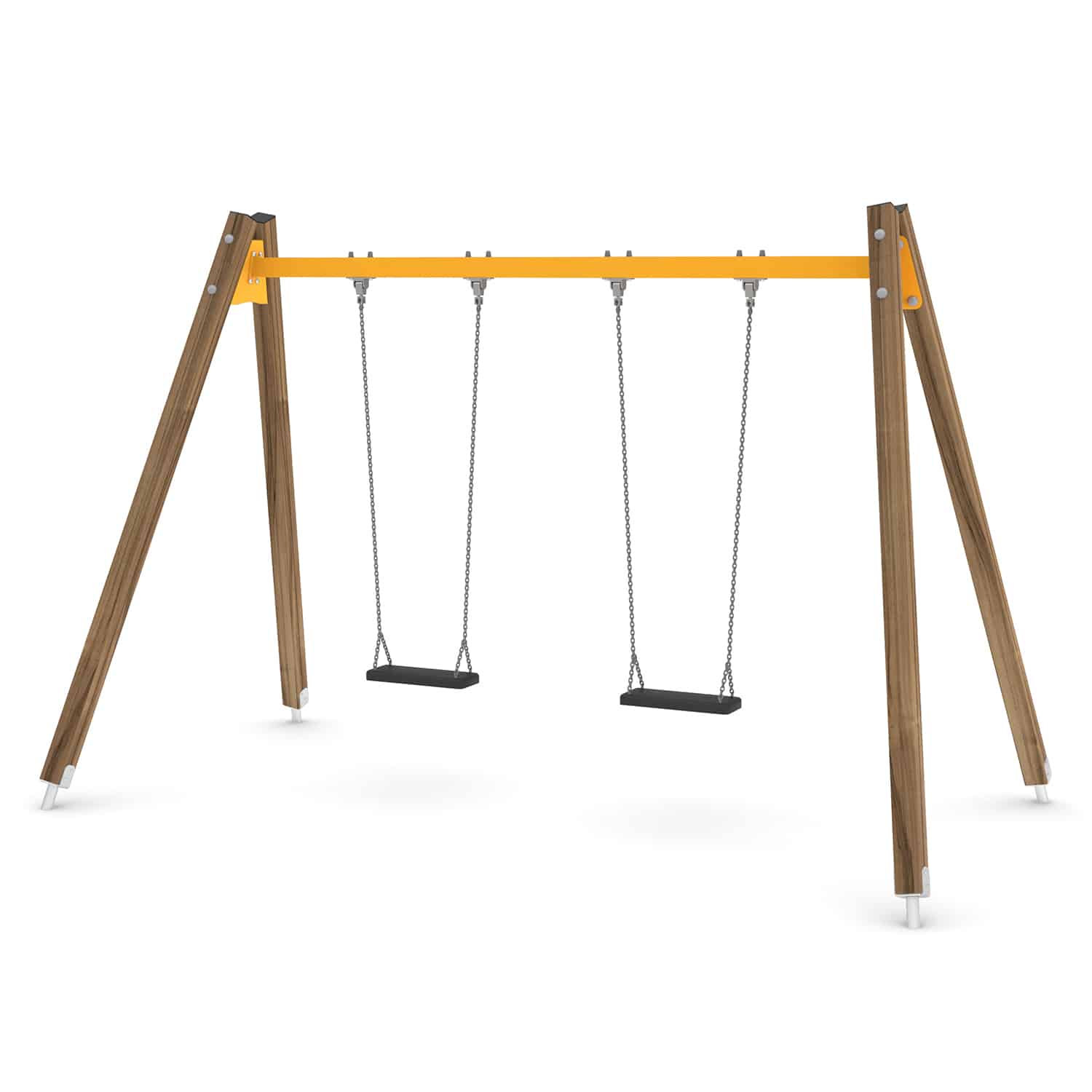 Schommel hout 2 zit