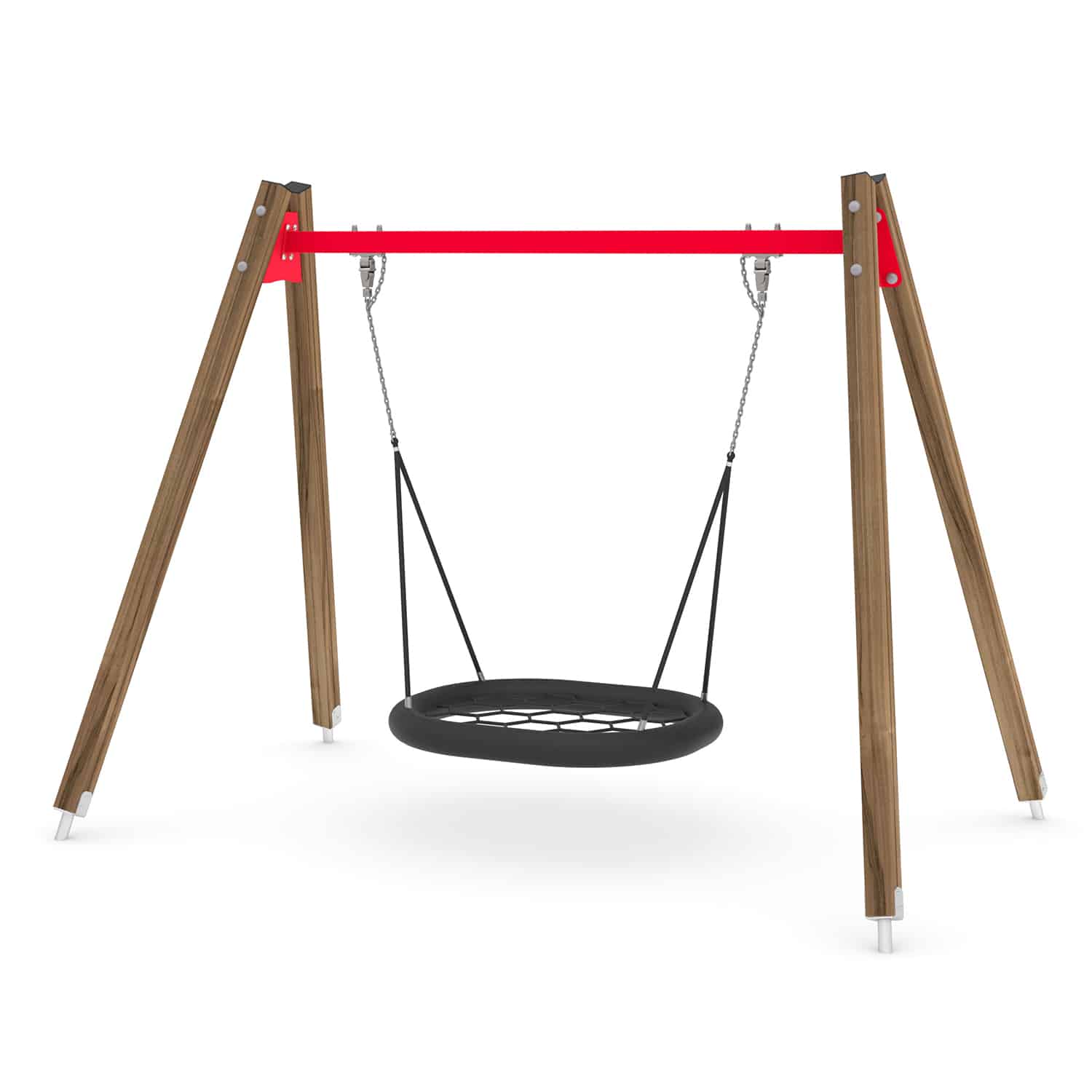 Schommel hout vogelnest