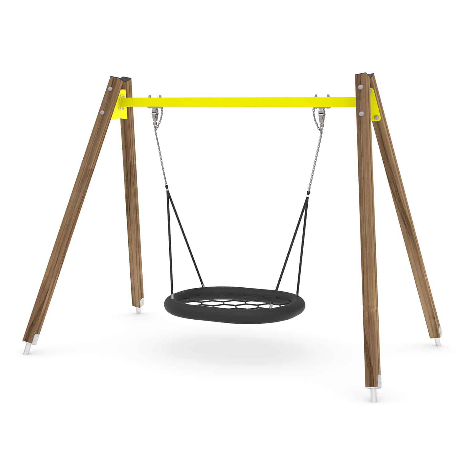 Schommel hout vogelnest