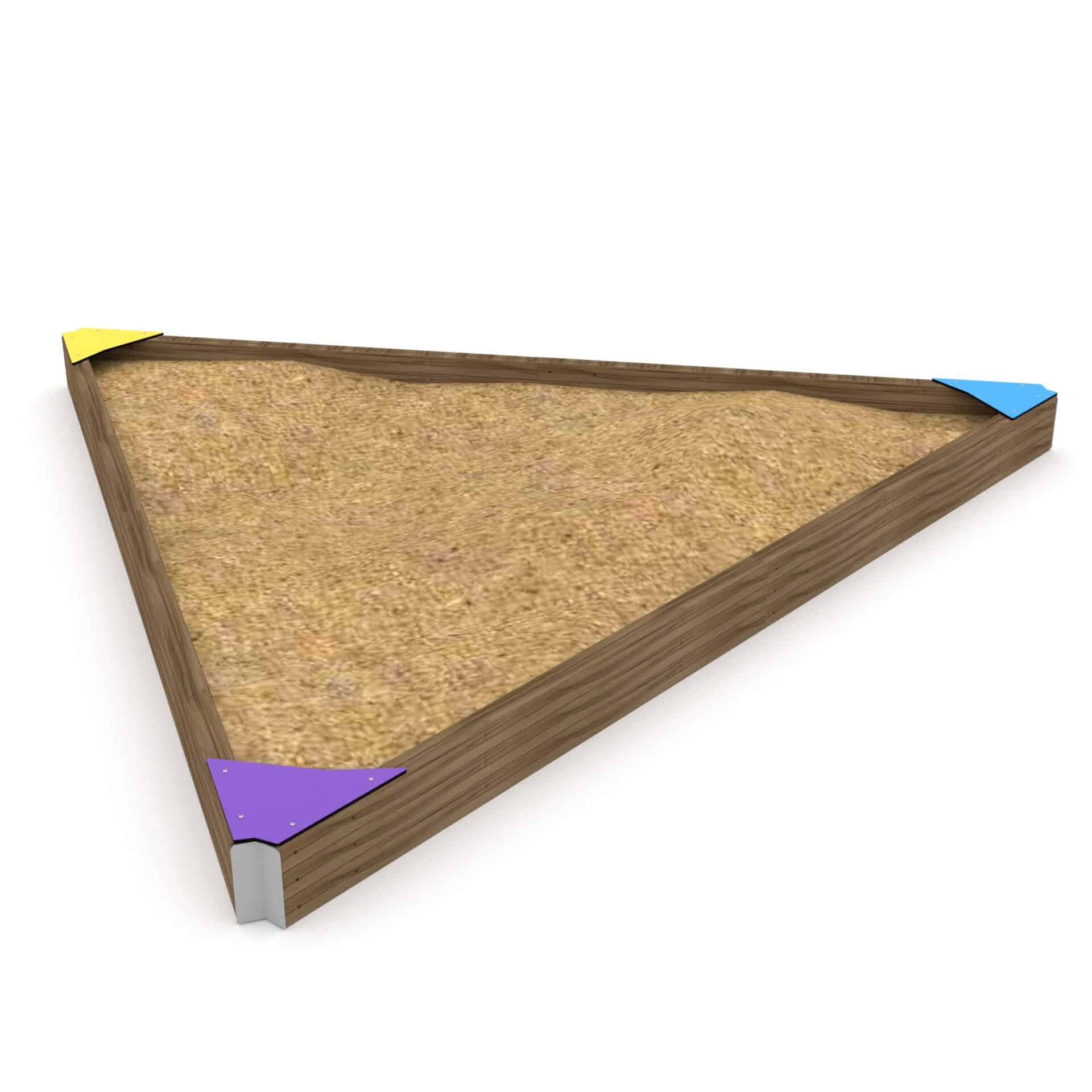 Bac à sable en bois triangulaire M