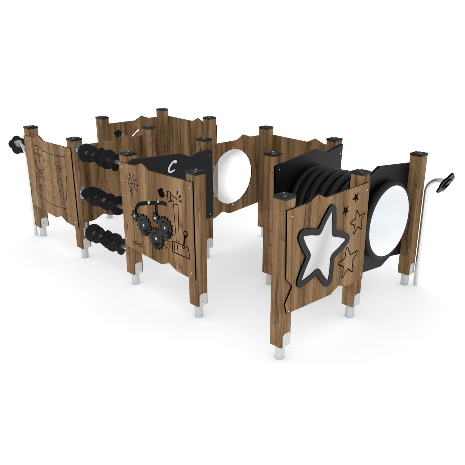 Speelpaneel combinatie laag met tunnel