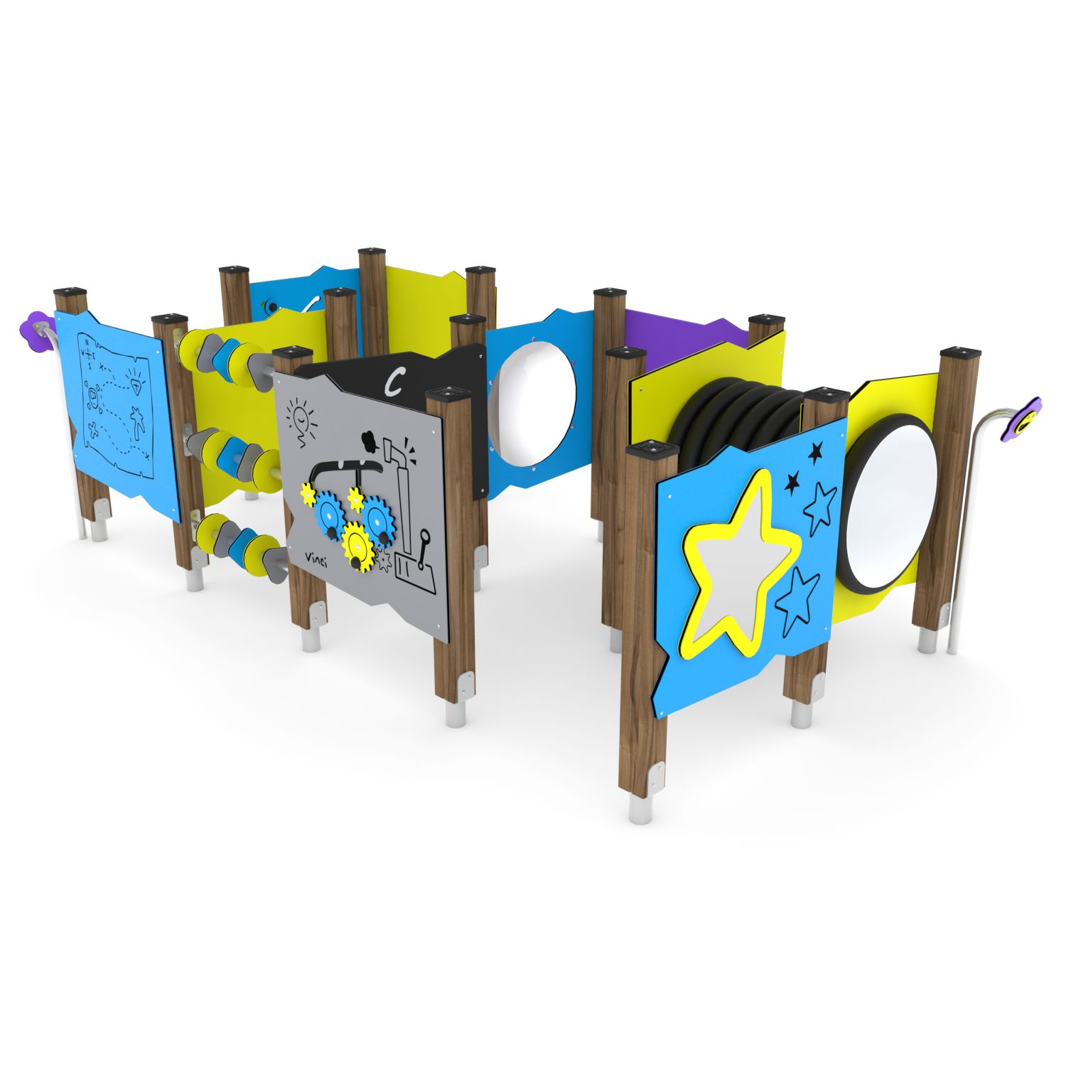Speelpaneel combinatie laag met tunnel