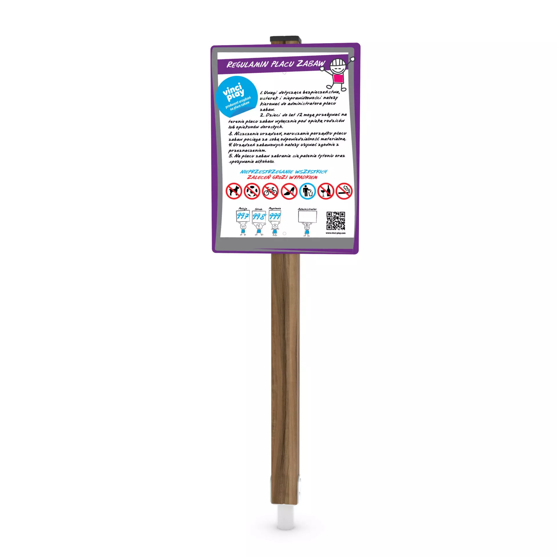 Infobord hout