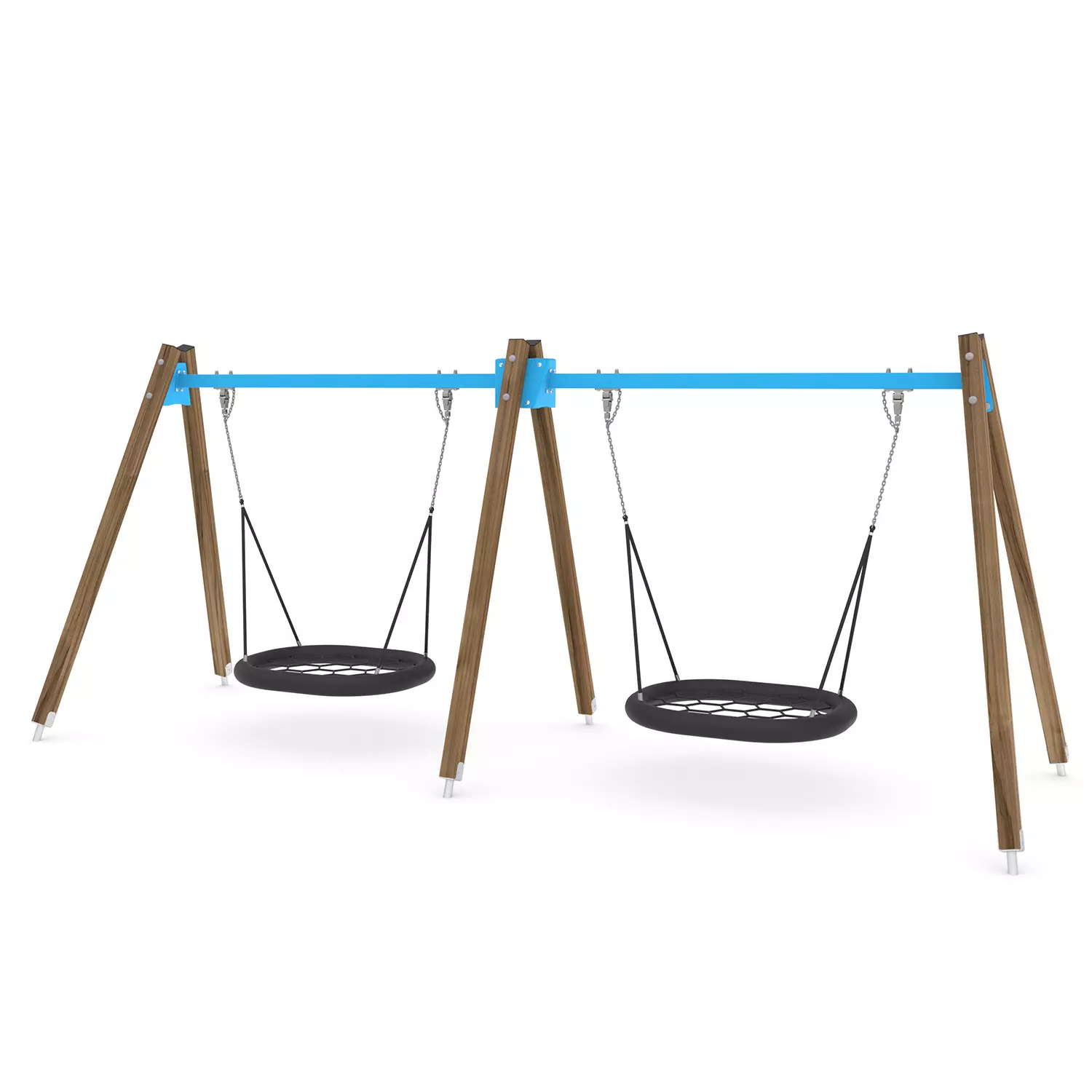Schommel hout dubbel vogelnest