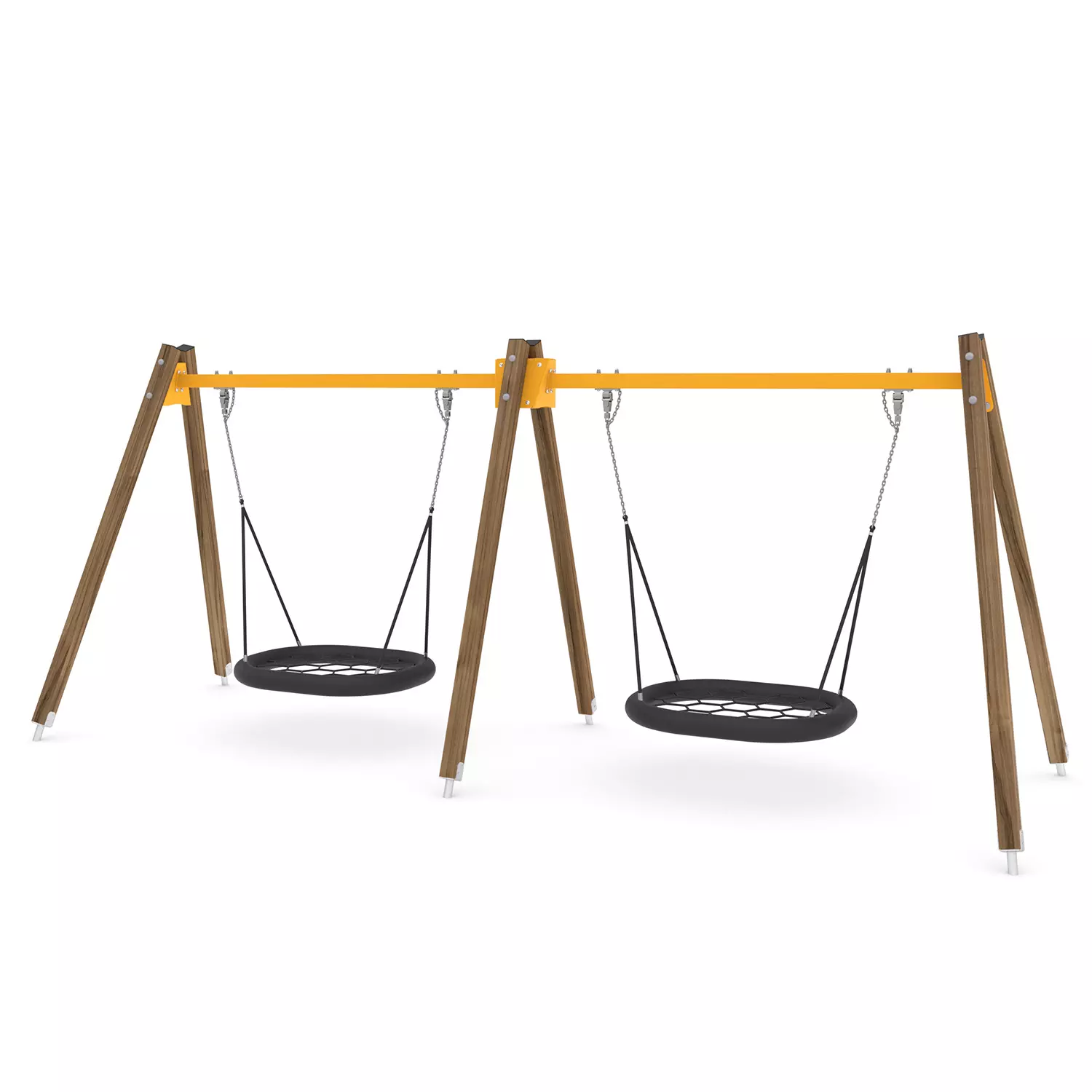 Schommel hout dubbel vogelnest
