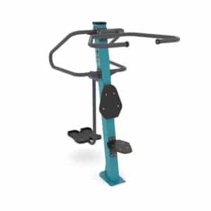 Fitnesscombi shoulder press en hip swing