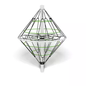 Filet spatial conique diamant