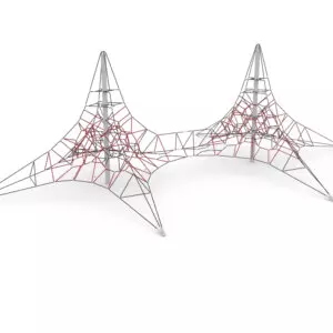 Filet spatial double S - 4 m de hauteur