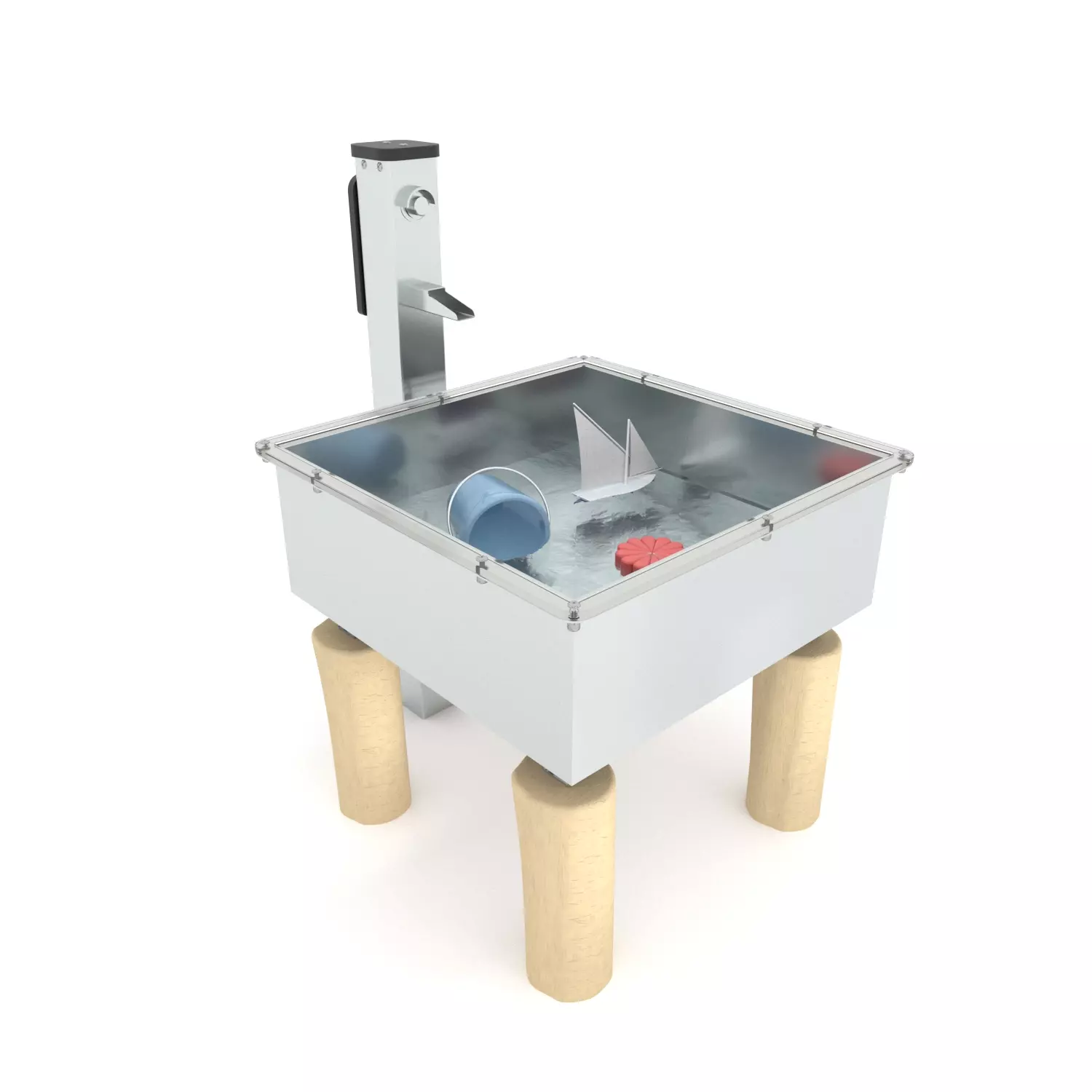 Robinia watertafel met pomp