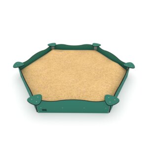 Zandbak zeshoek S Recycled