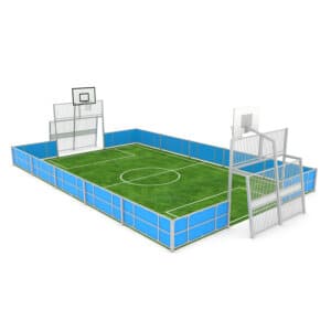 Multisport veld 8x15m - HDPE kunststof