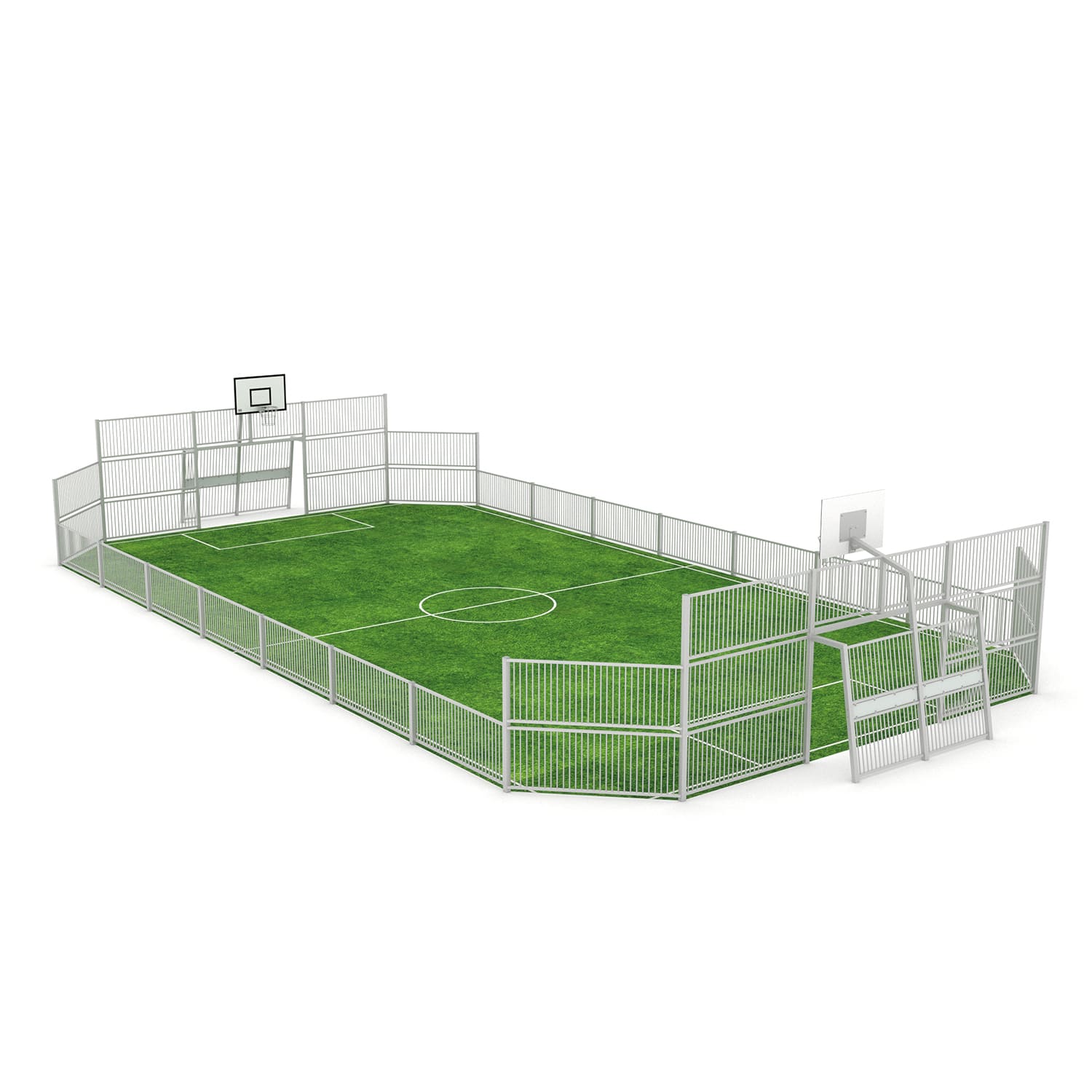 Multisport veld 11x25m - staal