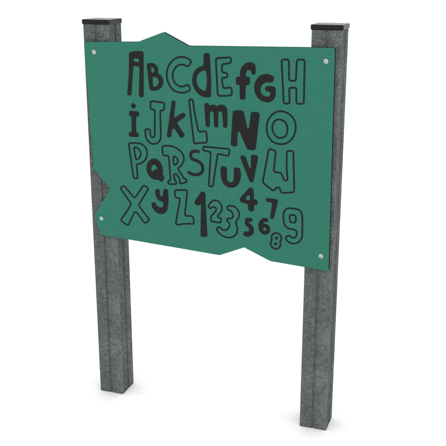speelpaneel alfabet recycled