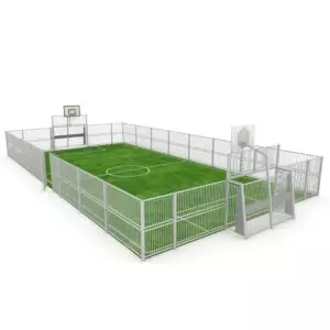Multisport veld 10x23m - staal - H2m