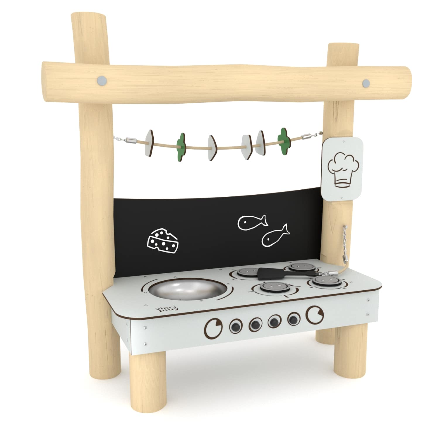 Robinia modderkeuken