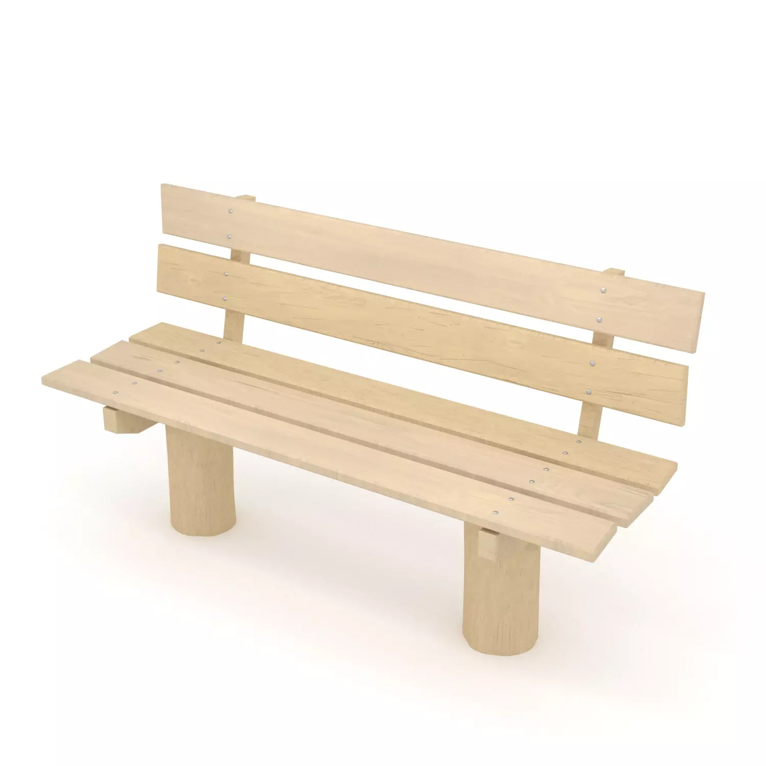Robinia zitbank met rugleuning
