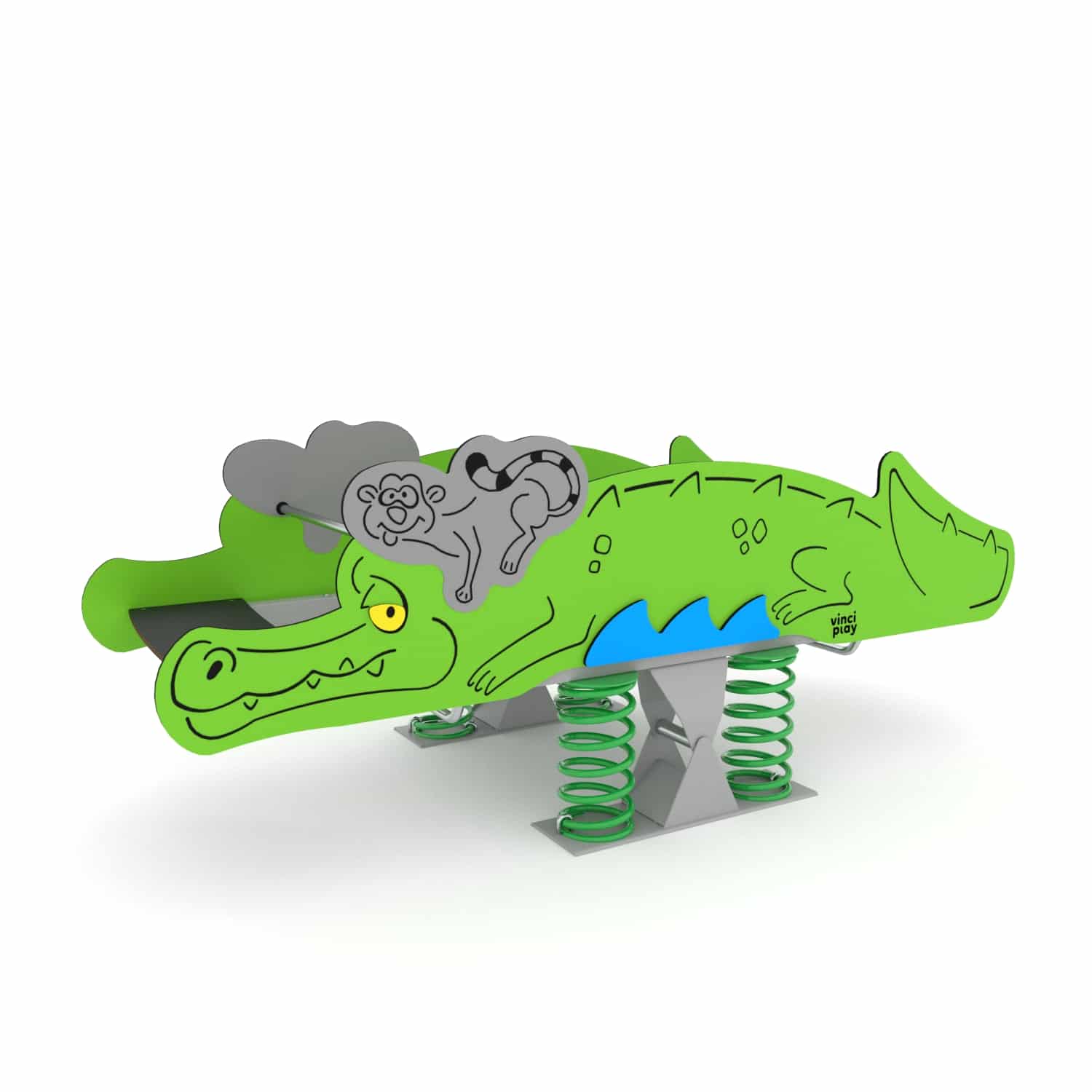 Veerwip krokodil 8 zit