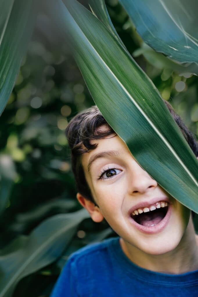 Kind in de natuur