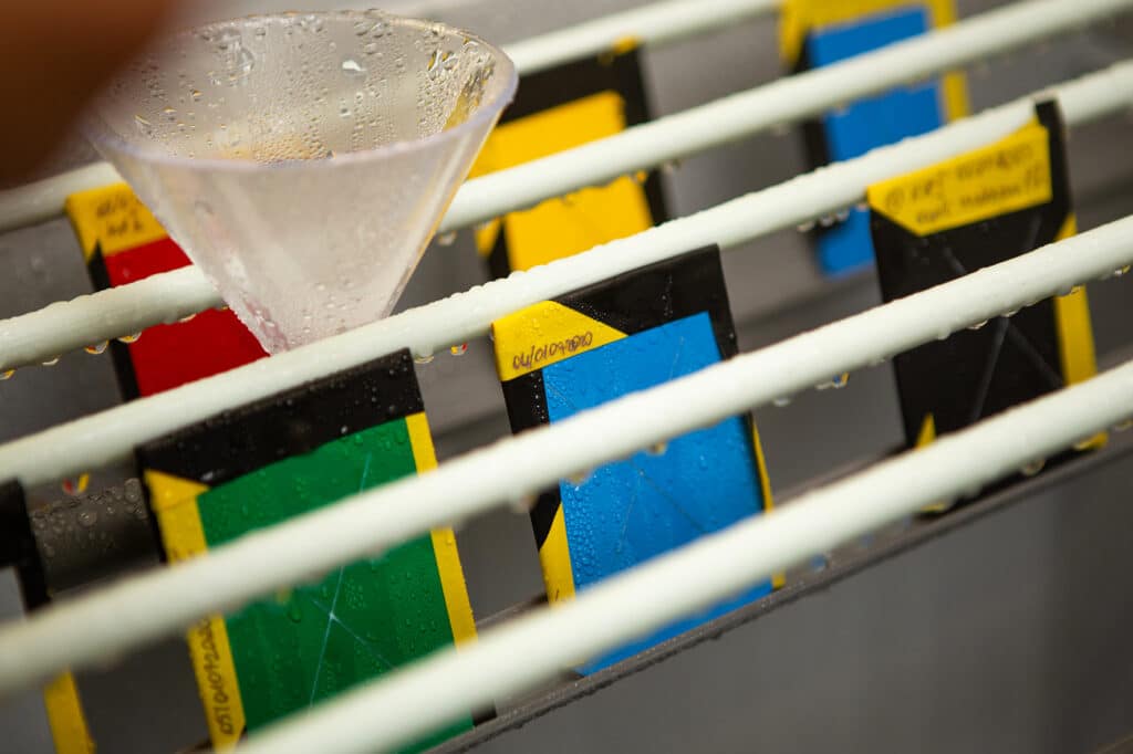 Laboratorium testen materialen