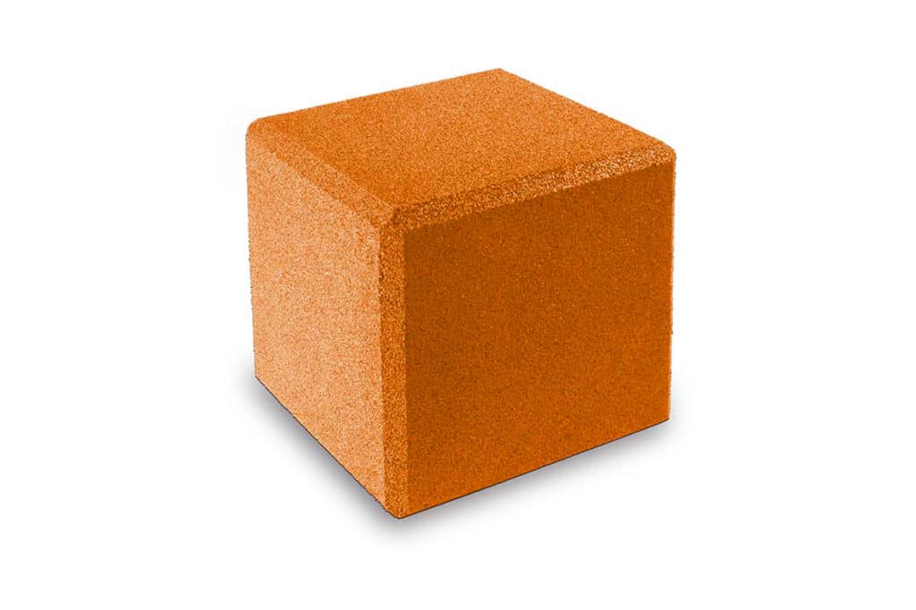 EPDM kubus oranje