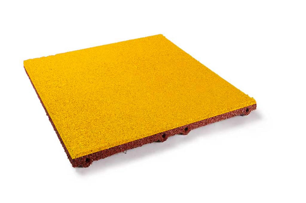 EPDM rubbertegel geel