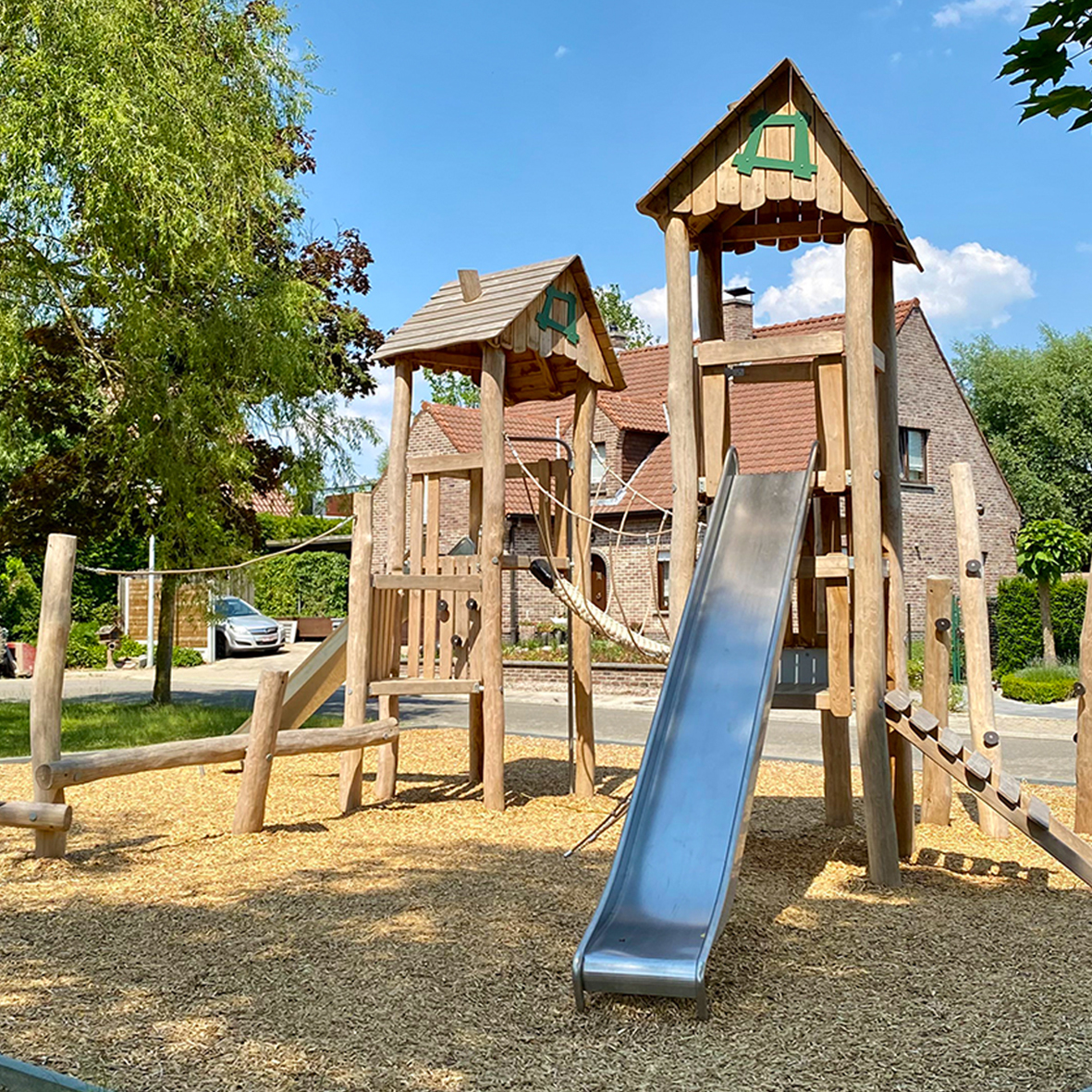 Realisatie VPRB1217 Robinia speeltorencombinatie