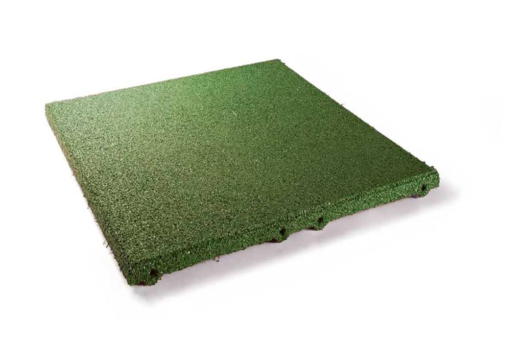 SBR rubbertegel groen