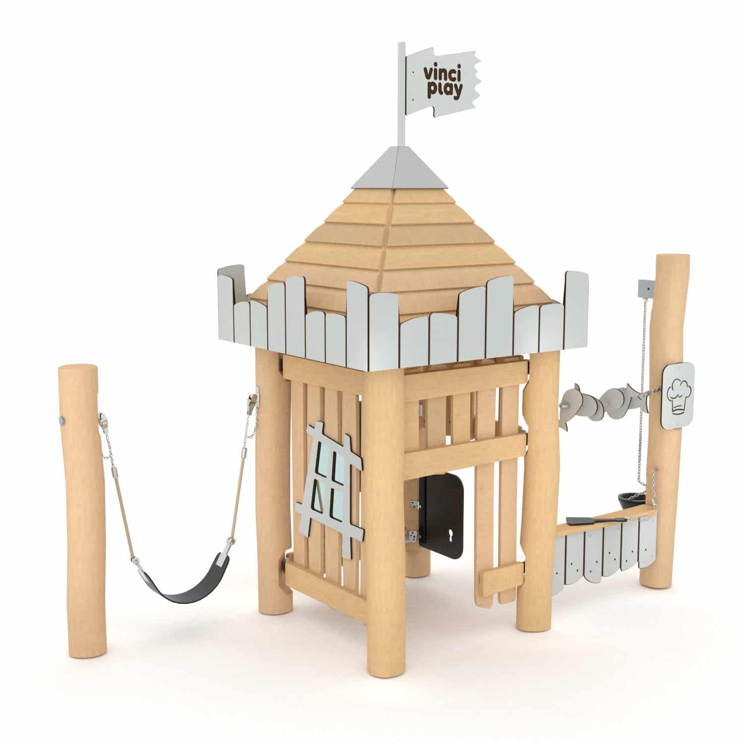 Robinia kasteelhuisje met keuken