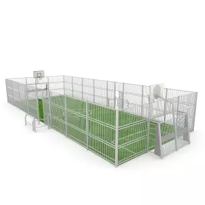 Multisport veld 8x22m - staal - H 3m