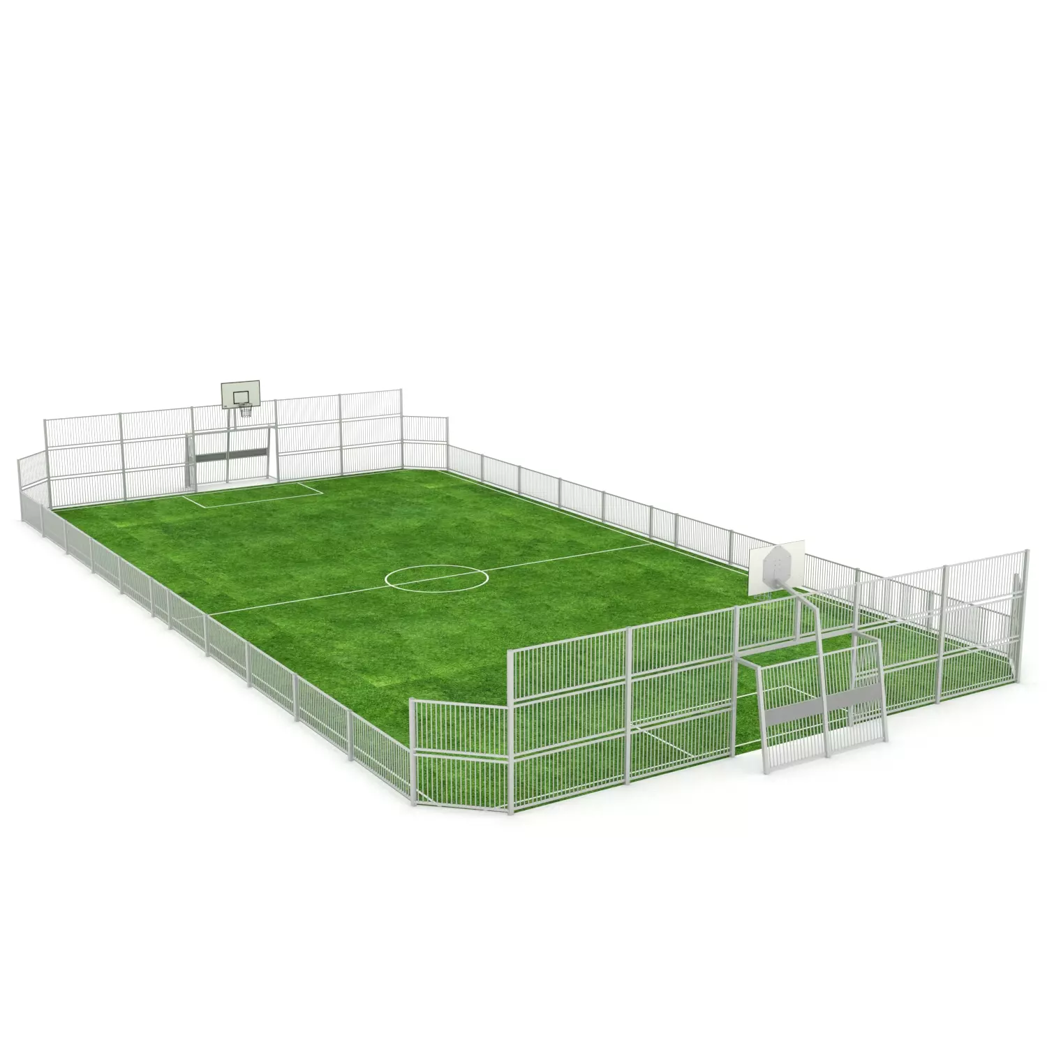 Multisport veld 16x31m - staal