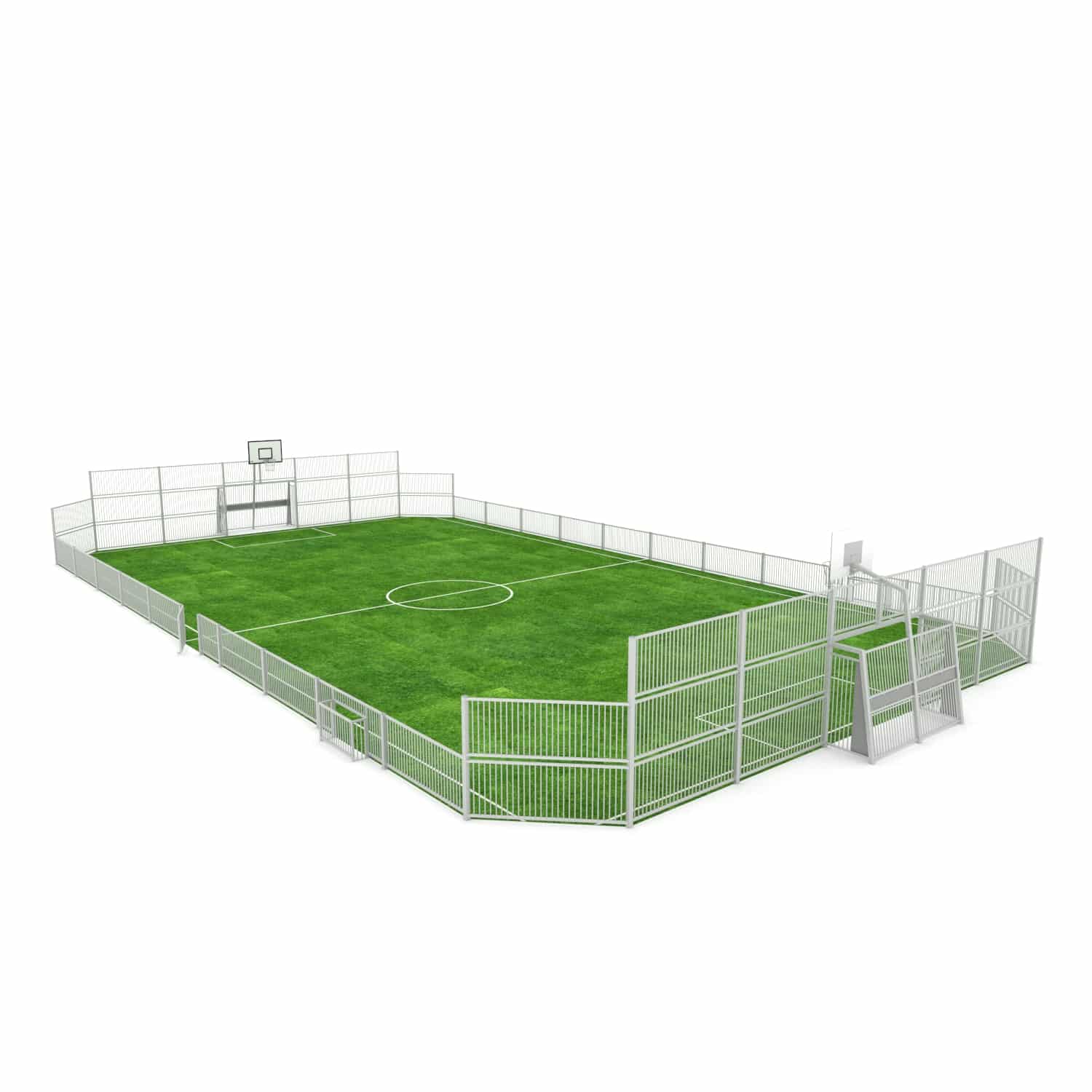 Multisport veld 17x31m - staal