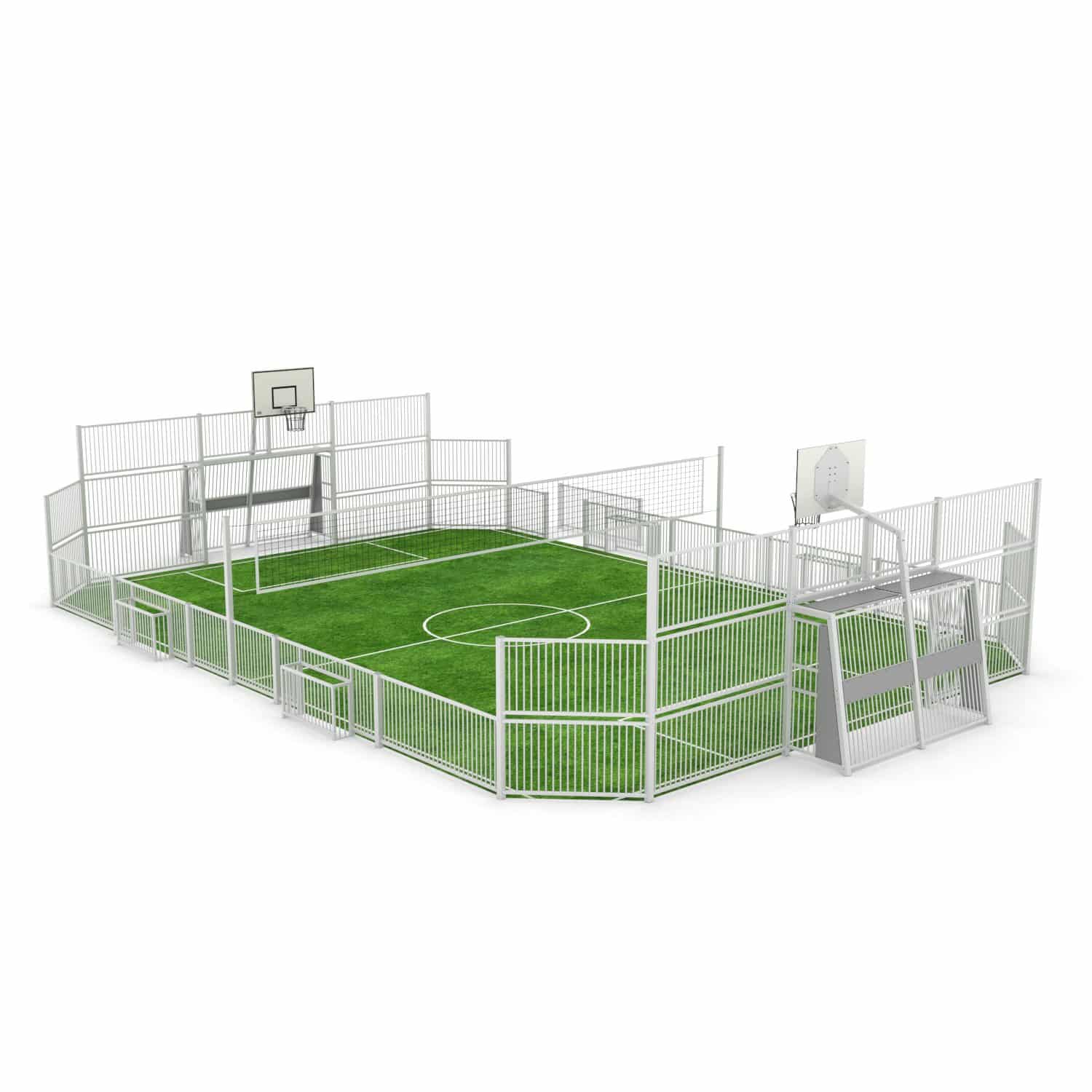 Multisport veld 10x17m - staal
