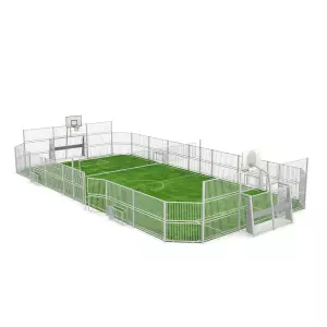 Multisport veld 11x22m - staal - H 2m