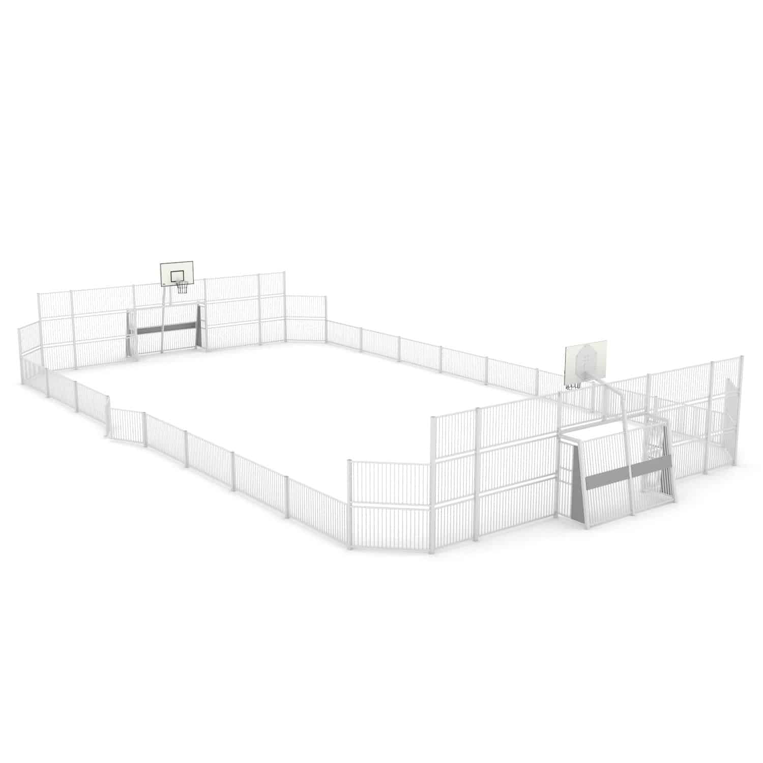 Multisport veld 13x25m - staal