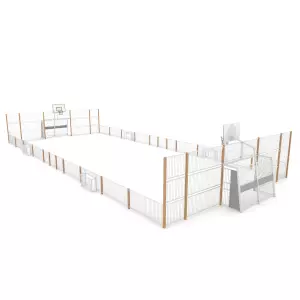 Multisport veld 11x26m - staal