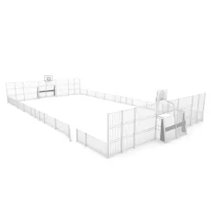 Multisport veld 13x26m - staal