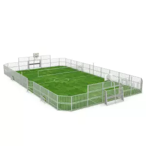 Multisport veld 16x29m - staal - H 2m